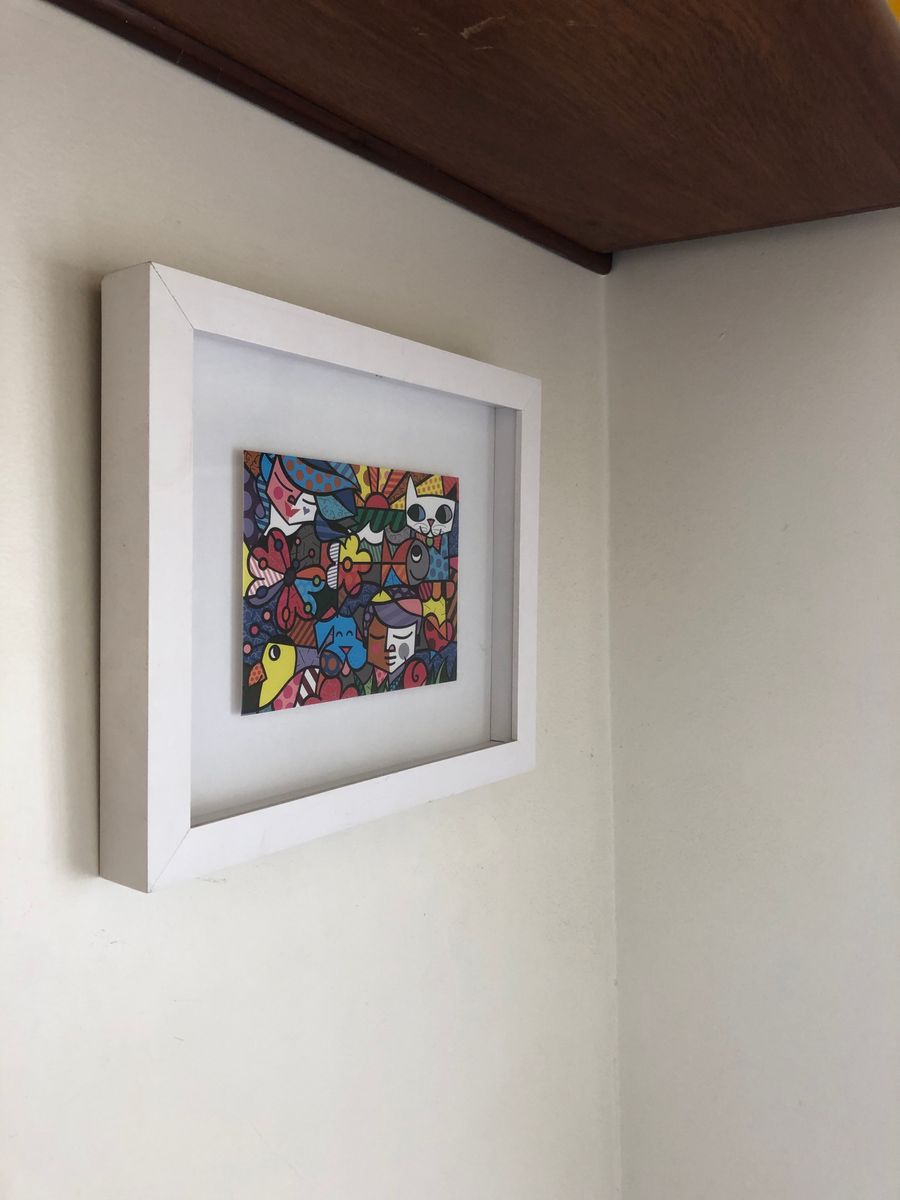 Quadrinho Lindo Romero Britto Item De Decora O Britto Usado