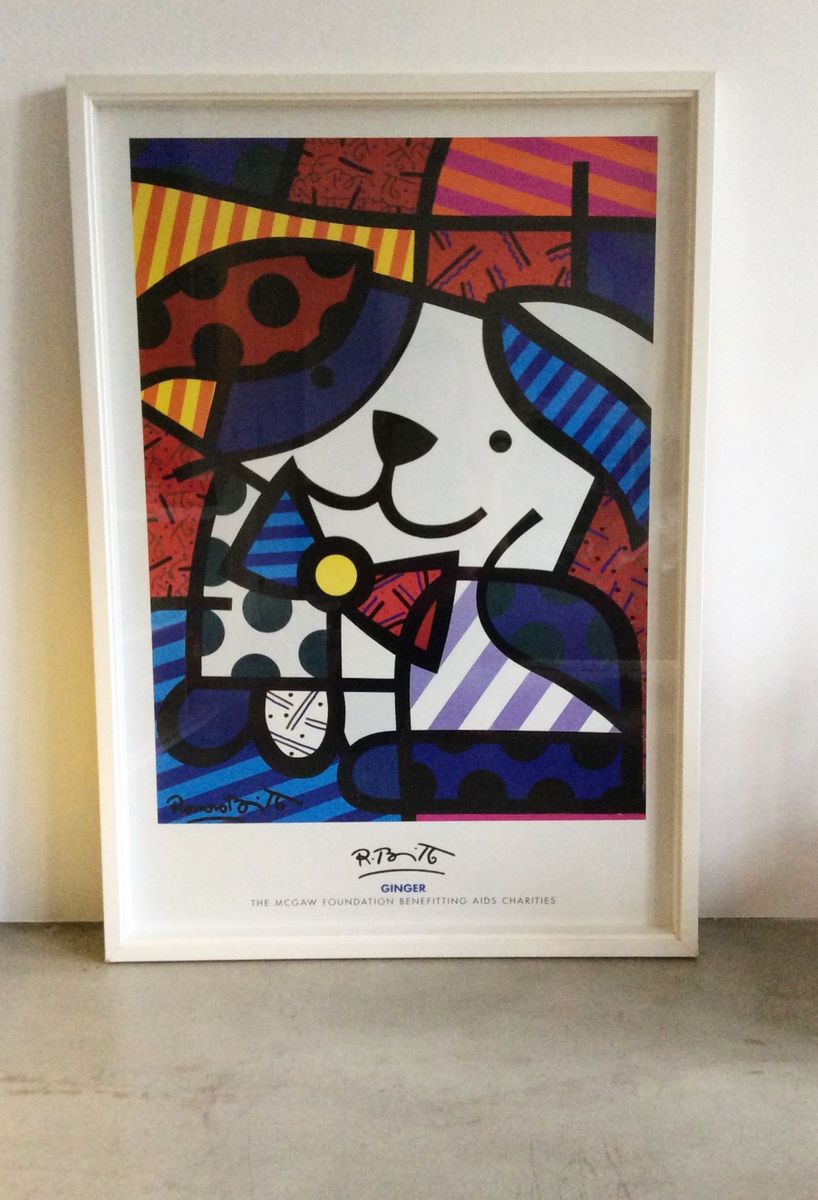 Quadro Cachorro Romero Britto Item De Decora O Usado Enjoei