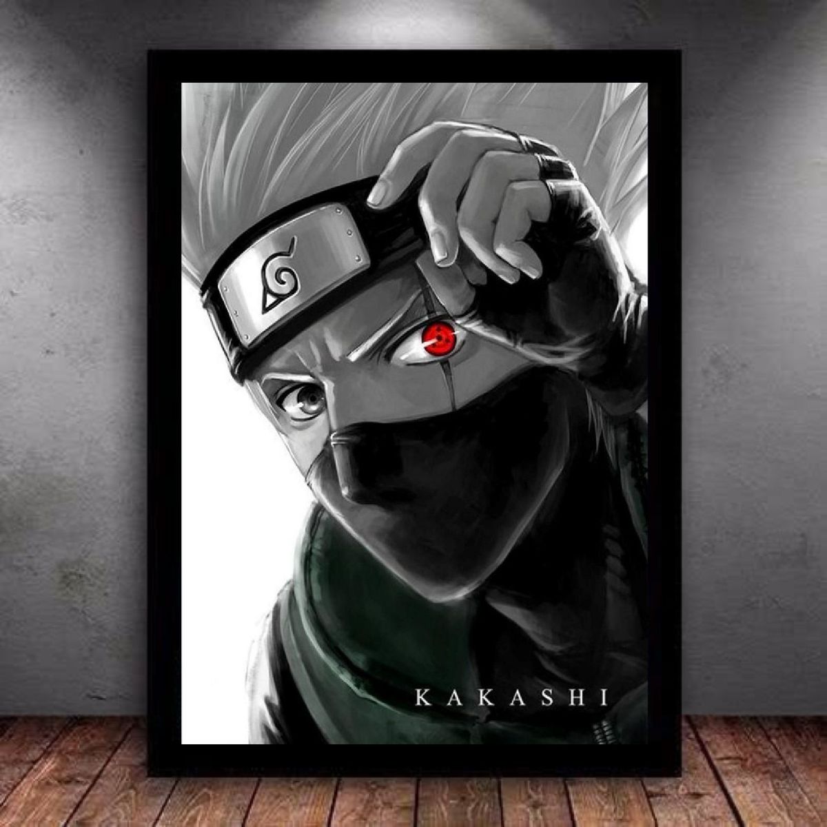 Quadro Decorativo Kakashi Hatake Naruto Shippuden Item De Decora O