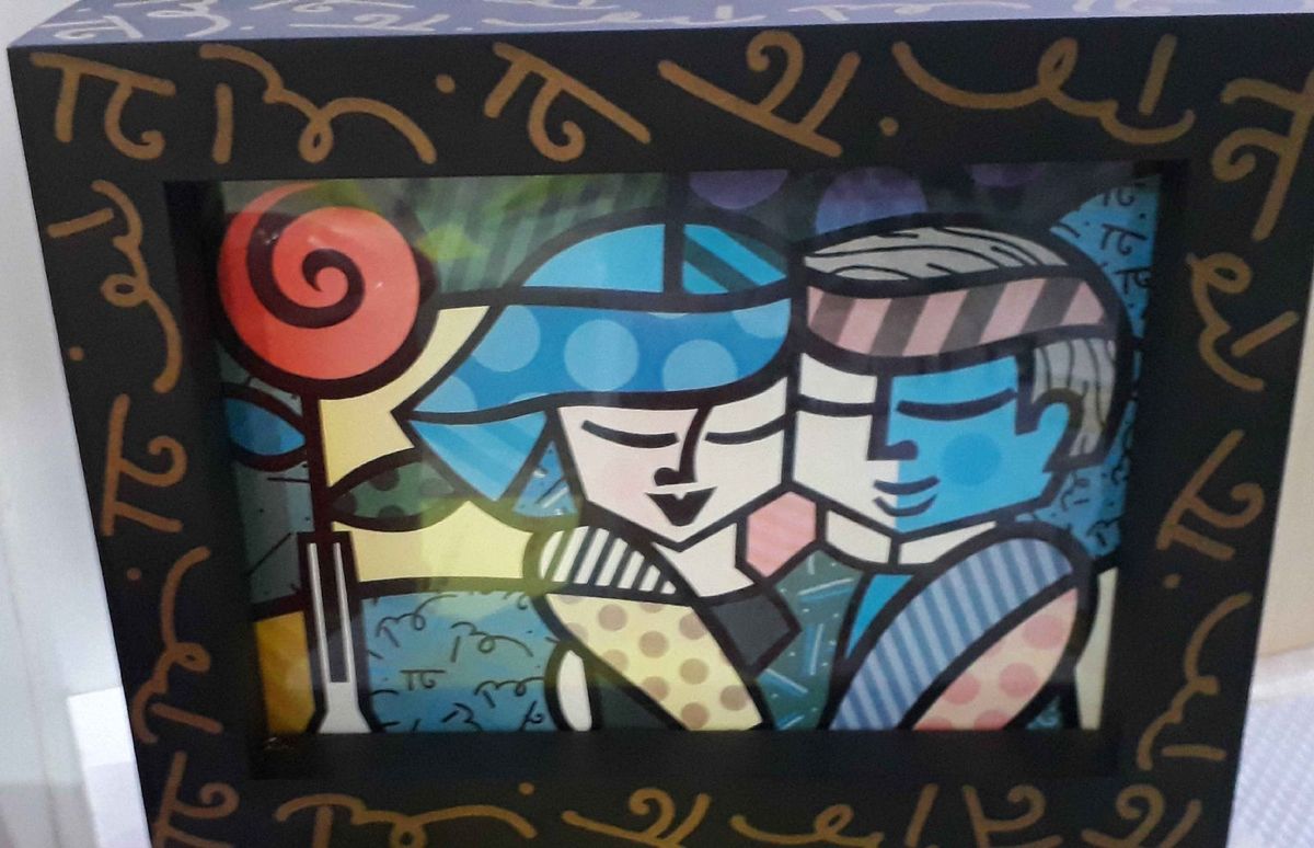 Quadro Romero Britto Original Item De Decora O Romero Britto Usado