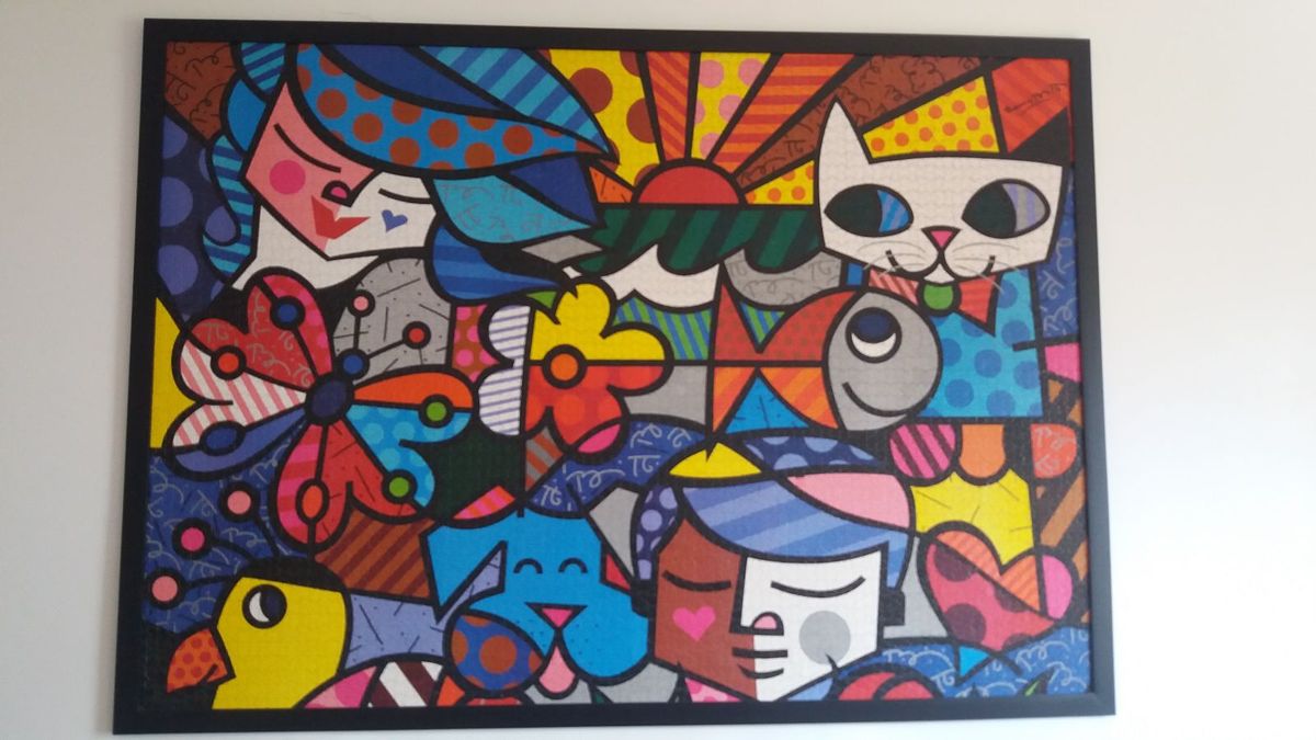 Quadro Romero Britto Item De Decora O Romero Britto Usado