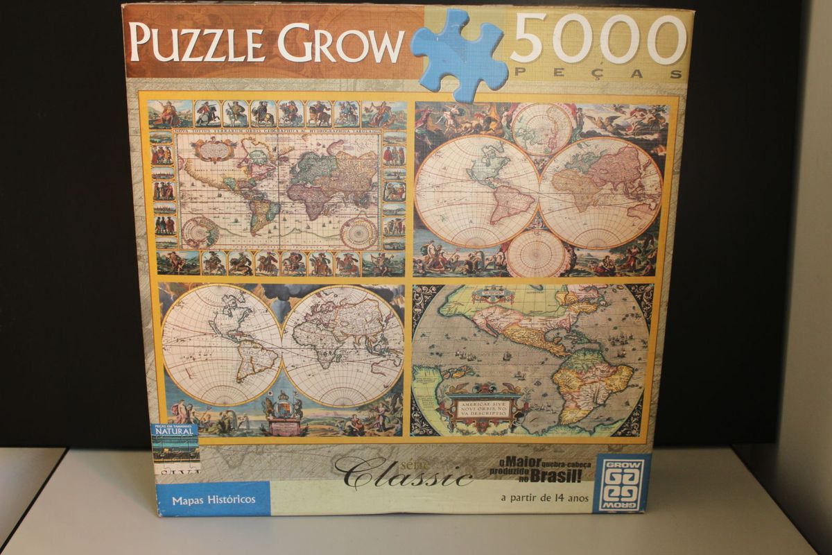 Quebra Cabeça 5000 Peças Porta puzzle Brinquedo Grow Novo 17448517