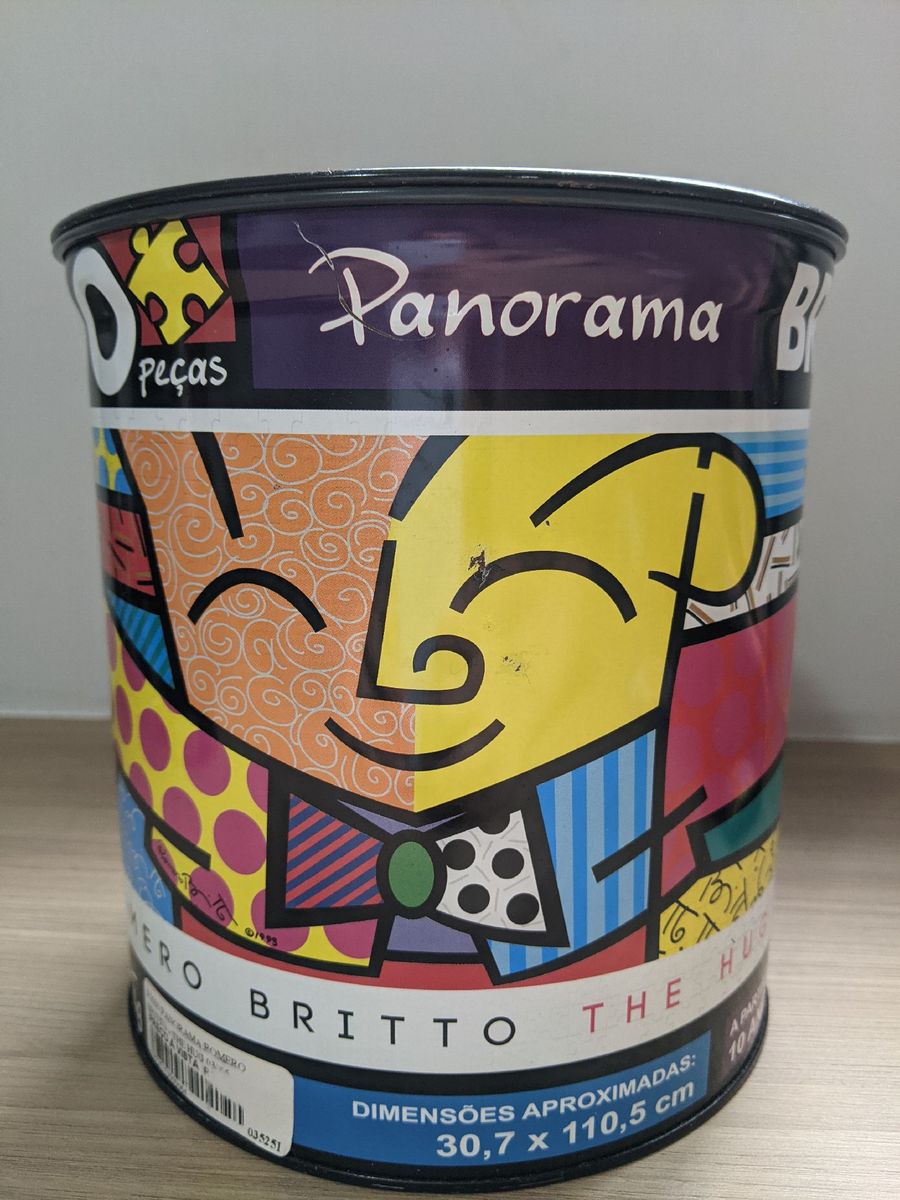 Quebra Cabeça Romero Britto The Hug Tapete para Montagem Item