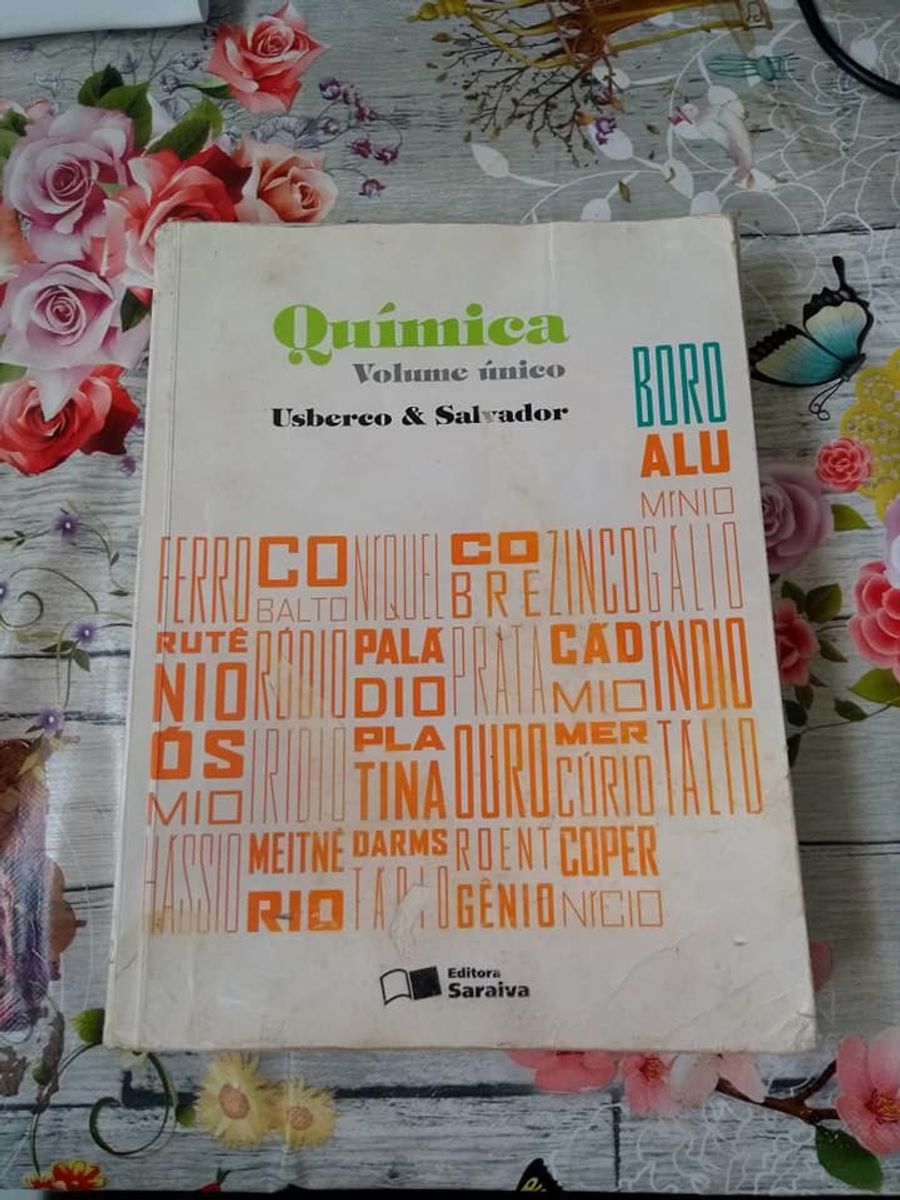 Qu Mica Volume Nico Usberco Salvador Edi O Ensino M Dio Livro