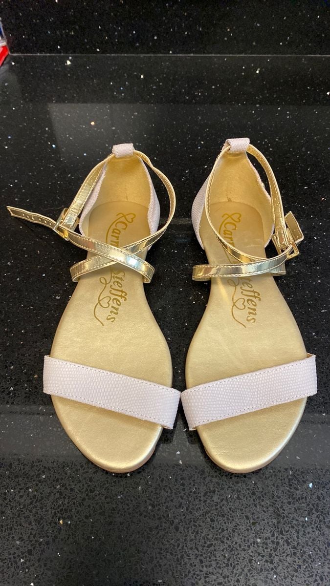 Rasteira Nude Rasteira Feminina Carmen Steffens Nunca Usado