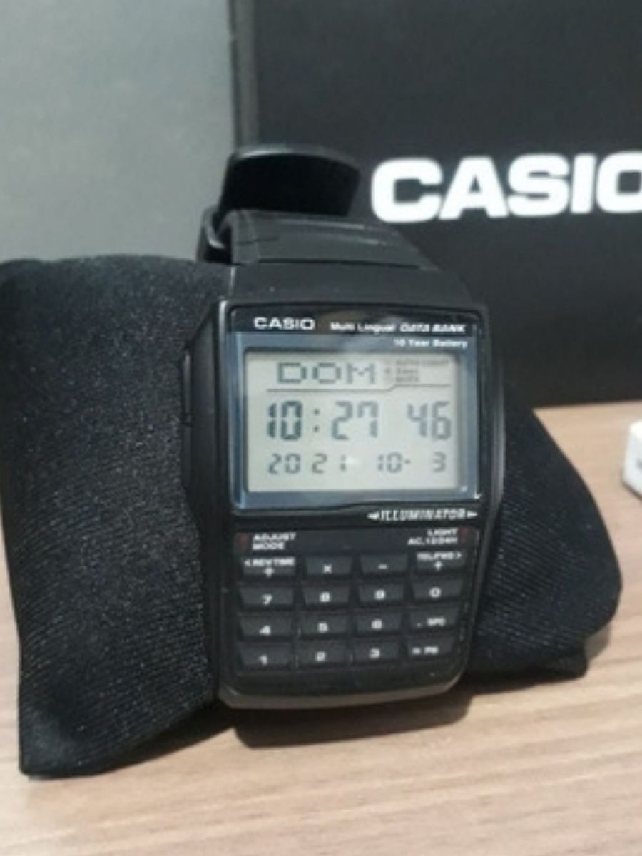 Relogio Casio Data Bank Calculadora Item Info Eletro Casio Usado