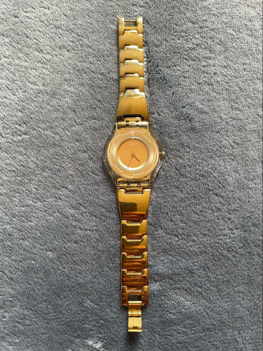 Relogio Swatch Dourado Relógio Feminino Swatch Usado 81322857 enjoei