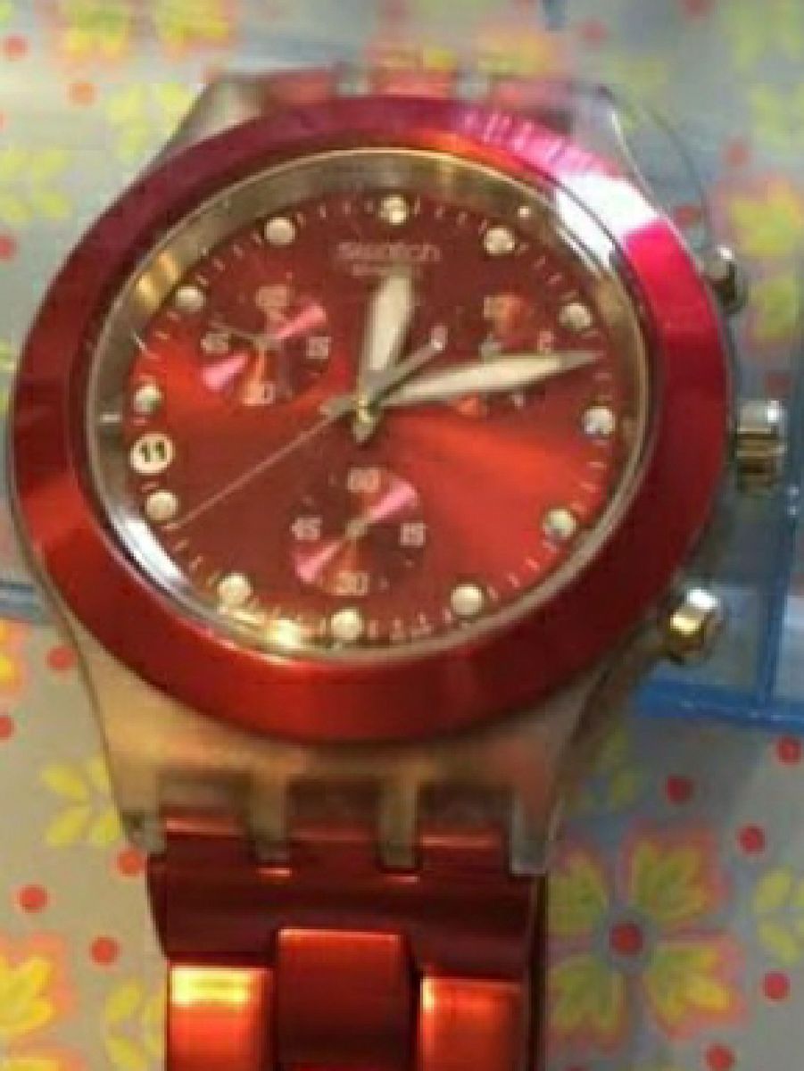 Relógio Swatch Vermelho Relógio Feminino Swatch Usado 54730423 enjoei