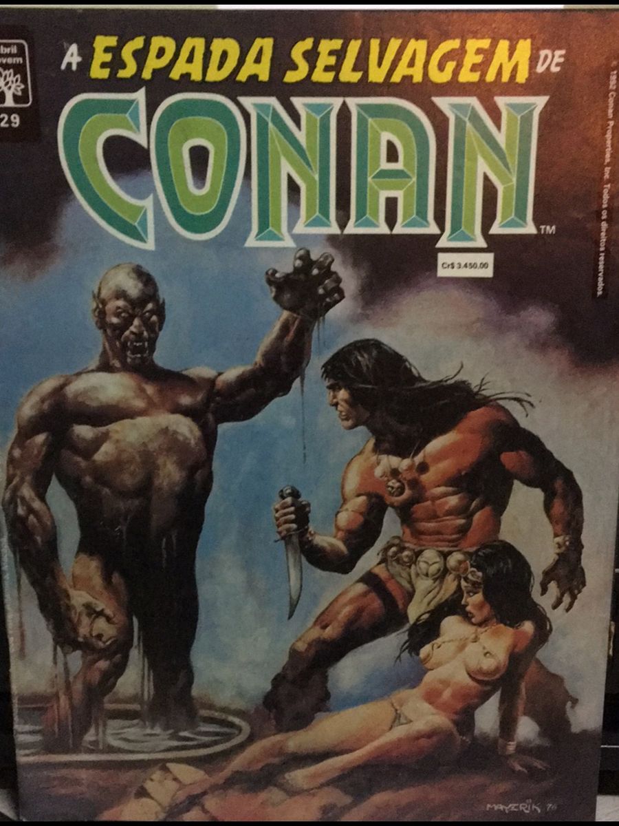 Revista A Espada Selvagem De Conan Livro Marvel Nunca Usado