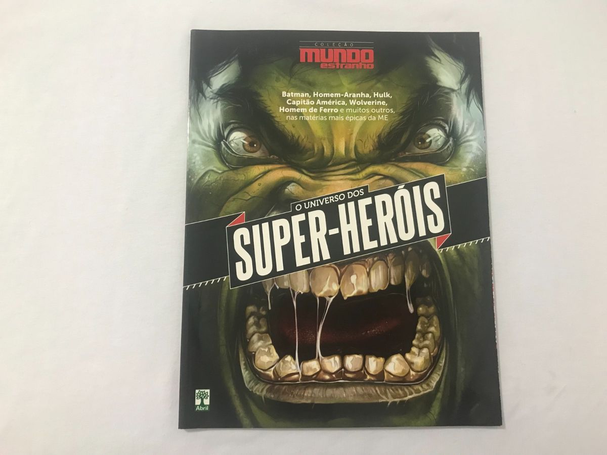 Revista Mundo Estranho O Universo Dos Super Heróis Hqs Livro