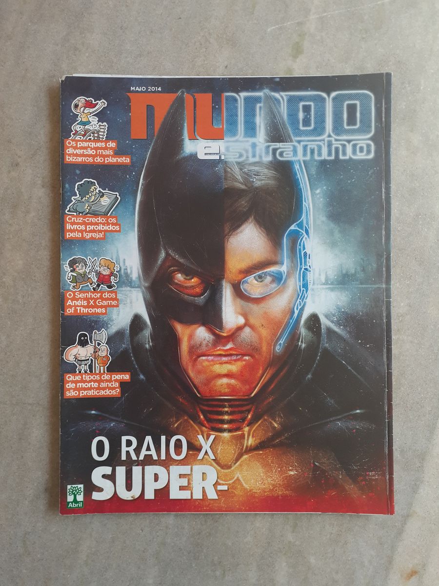 Revista Mundo Estranho Raio X Dos Super Her Is Livro Editora Abril