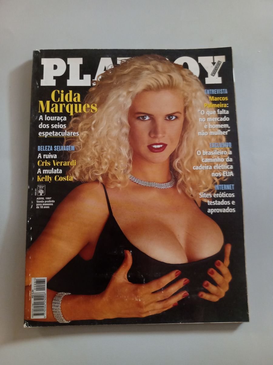 Revista Playboy Abril De Cida Marques Livro Editora Abril