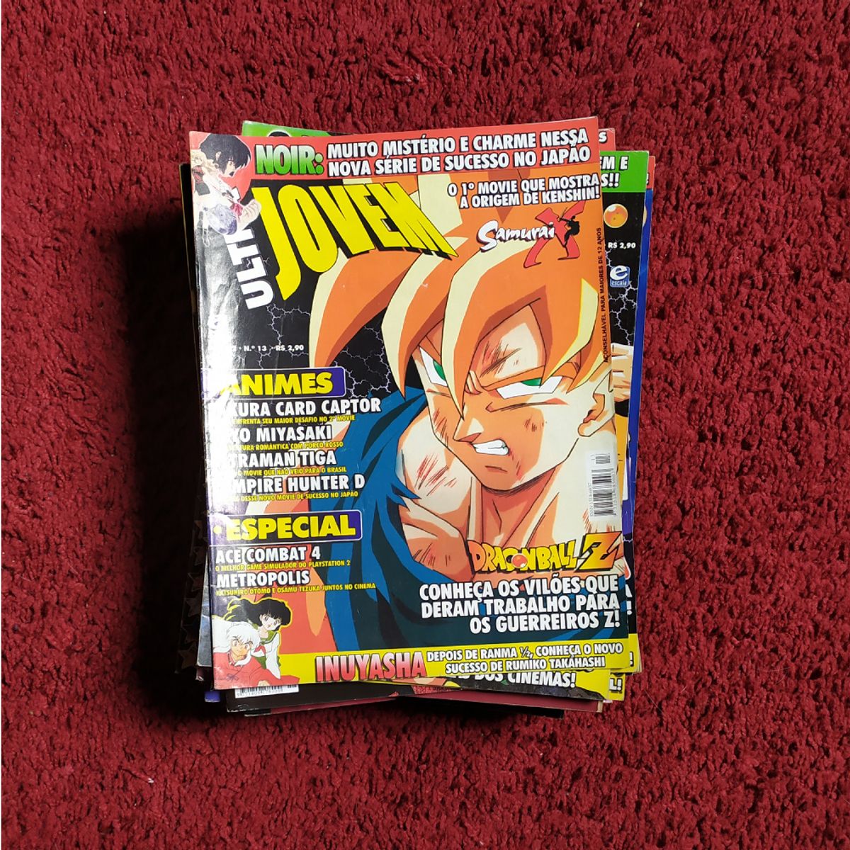 Revista Ultra Jovem 13 Dragon Ball Z Livro Usado 51763270 Enjoei