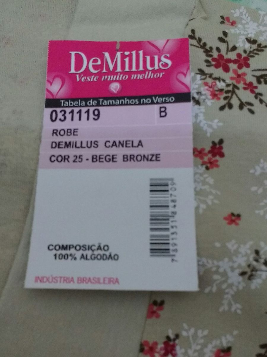 Robe Demillus Lingerie Feminina Demillus Nunca Usado Enjoei