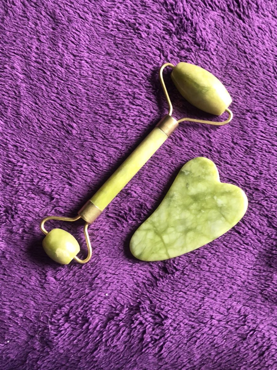 Rolo De Jade E Gua Sha Maquiagem Feminina Nunca Usado Enjoei