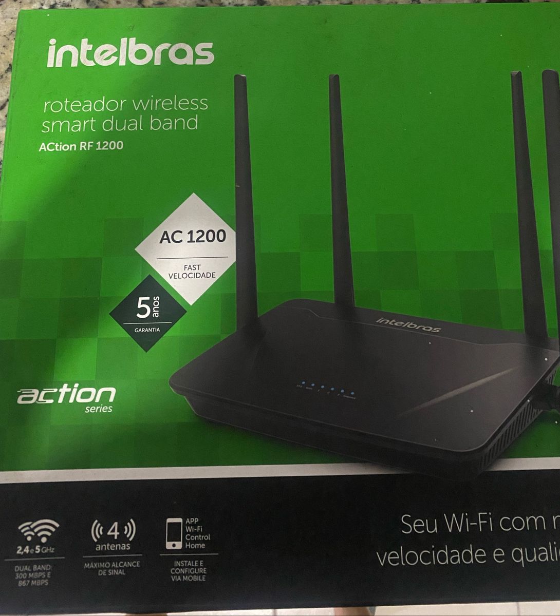 Roteador Wireless Ac Intelbras Item Info Eletro Intelbras Nunca