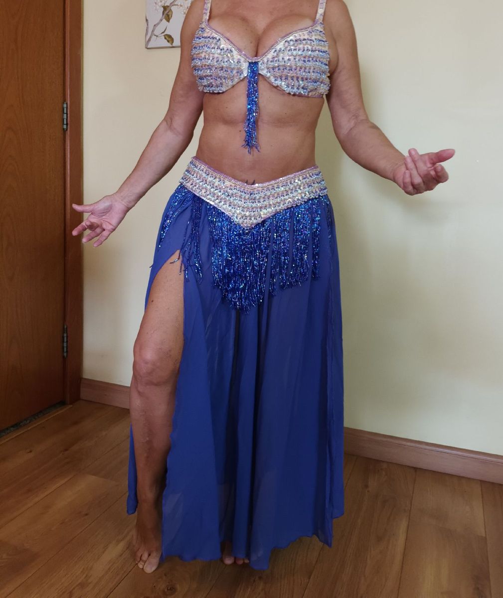 Roupa Completa de Dança do Ventre Produto Feminino Usado 85474542