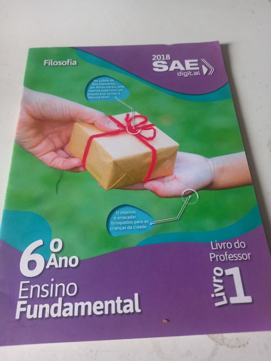 Sae Digital 2018 Filosofia 6 Ano Ensino Fundamental Livro Do Professor