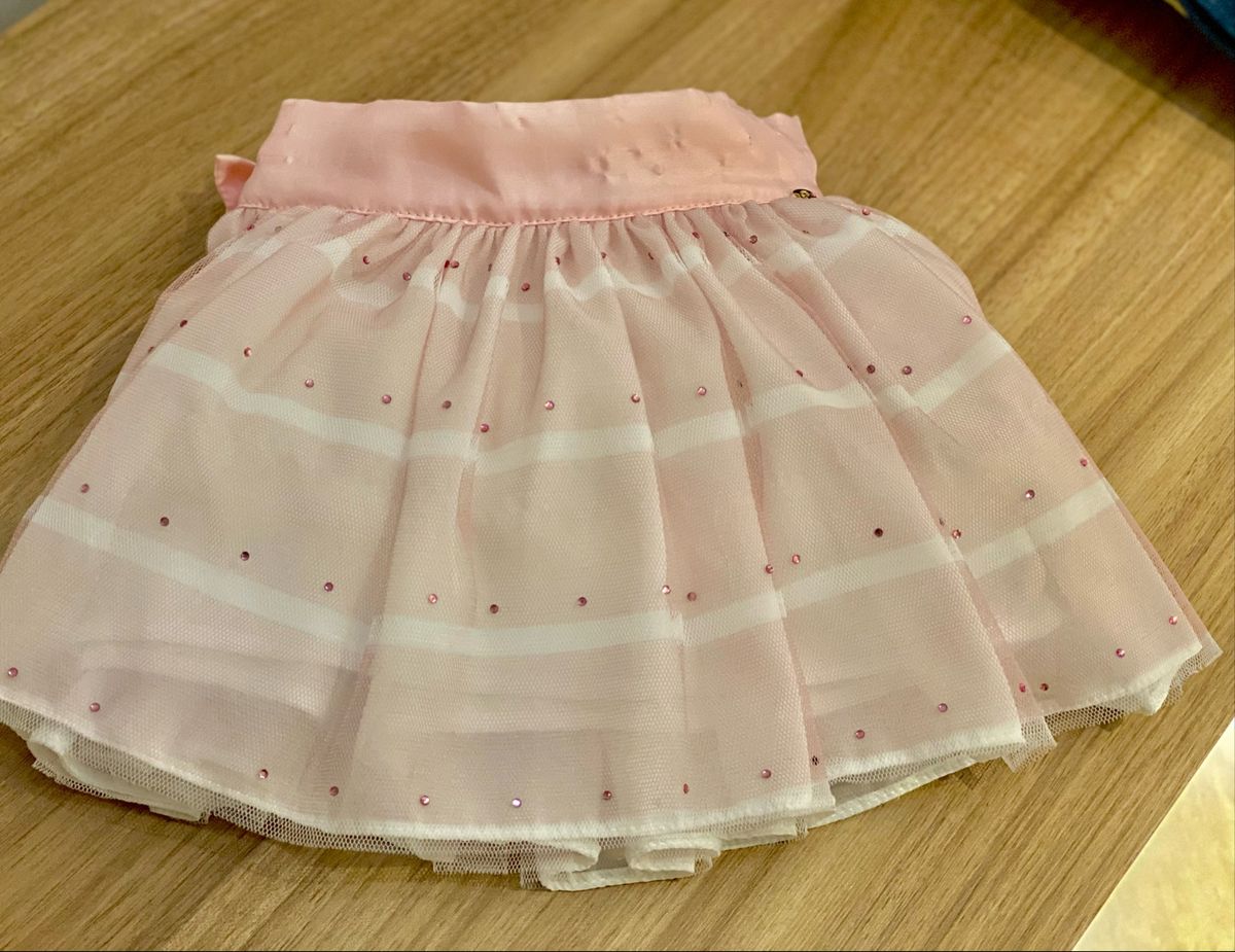 Saia Em Tule Infantil Pampilli Roupa Infantil Para Menina Pampili