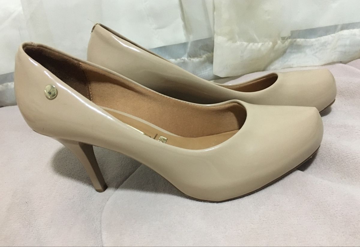 Salto Scarpin Nude Vizzano Sapato Feminino Vizzano Usado 57343833