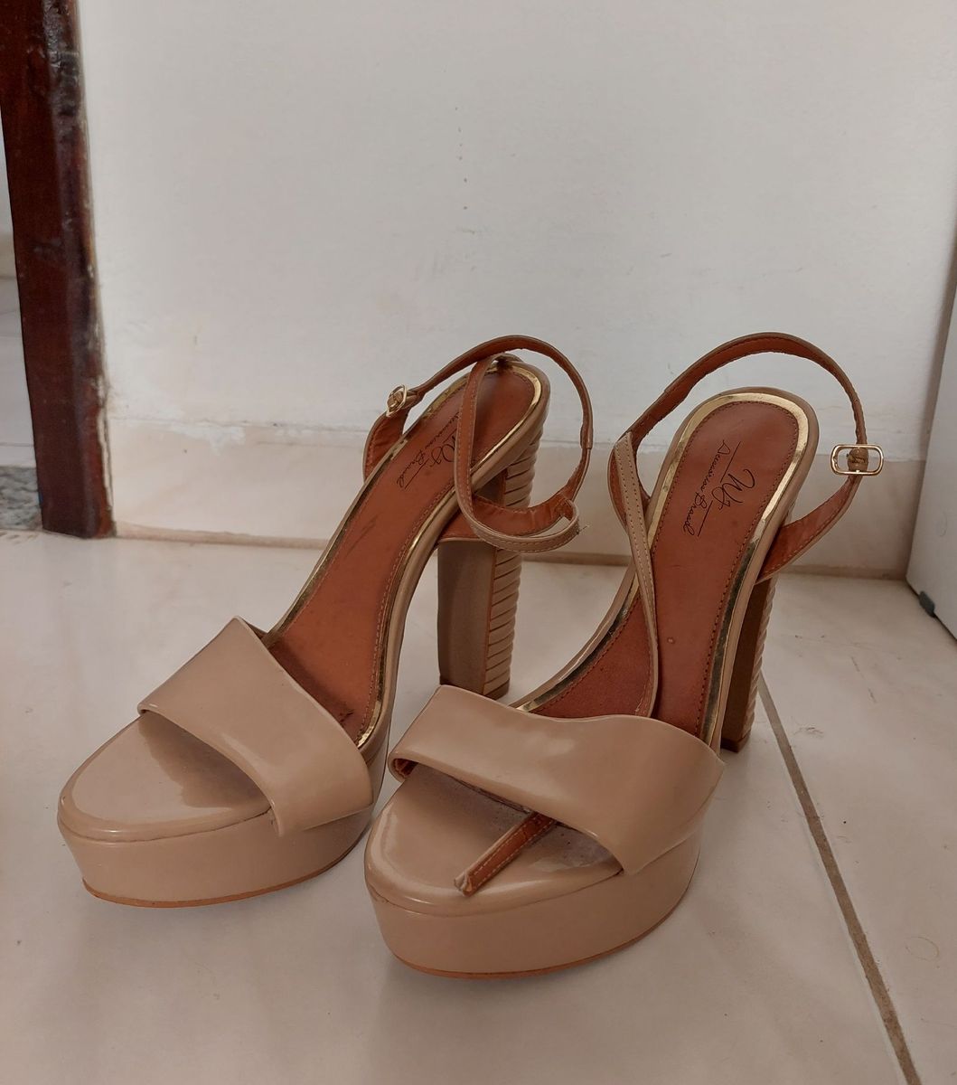 Sand Lia Wj Nude Sand Lia Feminina Wj Usado Enjoei