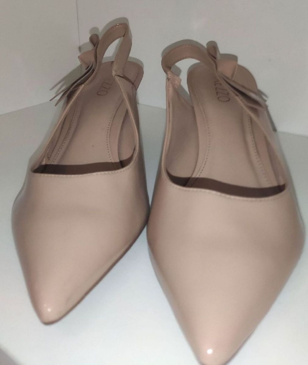 Sapato Arezzo Nude Slingback Sapato Feminino Arezzo Usado 70096652