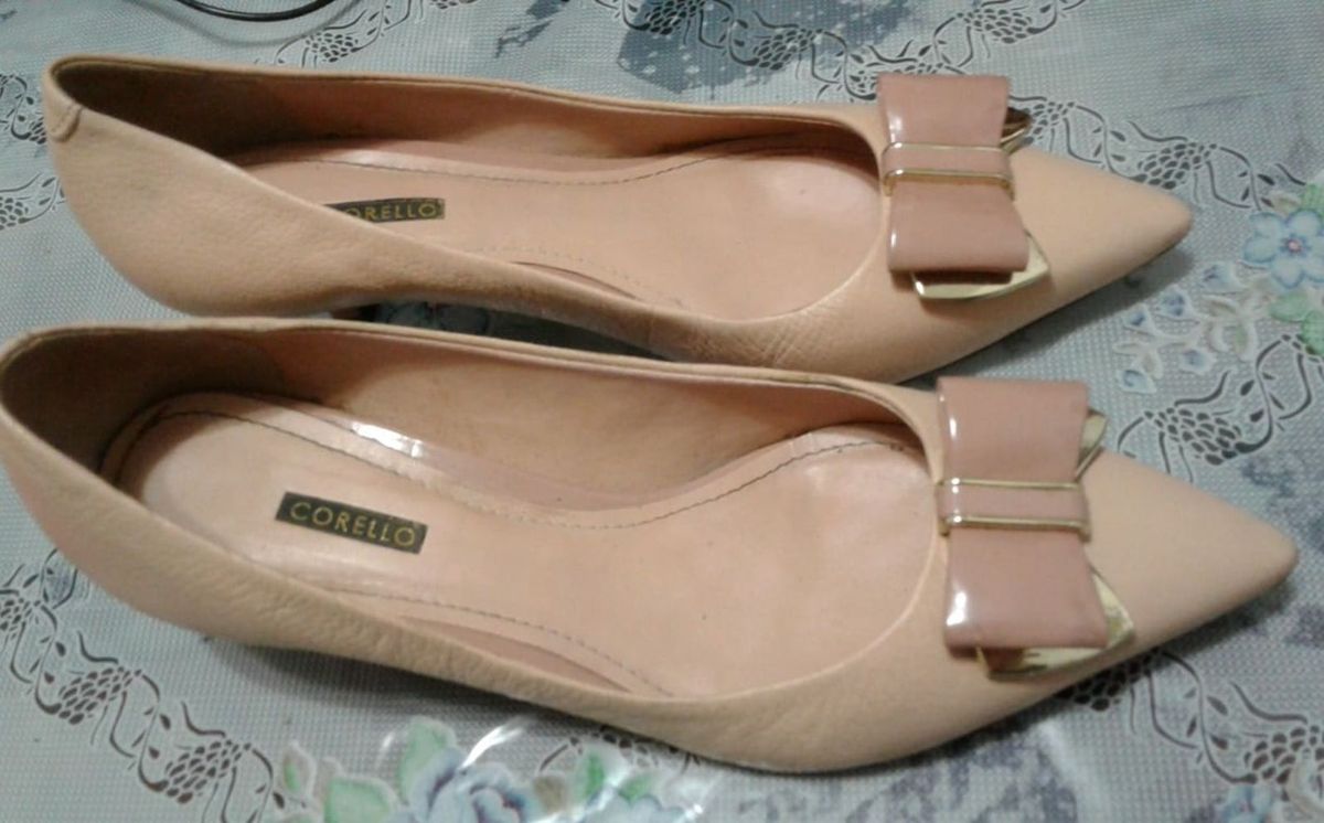 Sapato Corello Scarpin Bege Nude Sapato Feminino Corello Usado