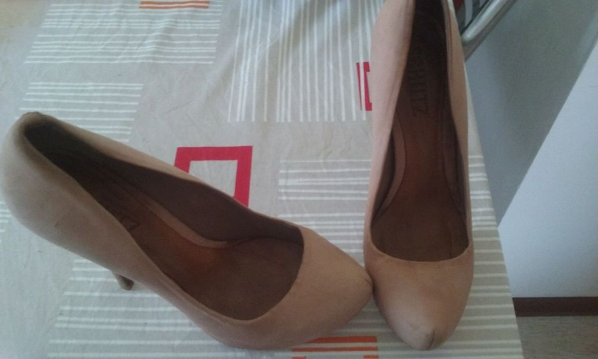 Sapato Nude Schutz Sapato Feminino Schutz Usado Enjoei