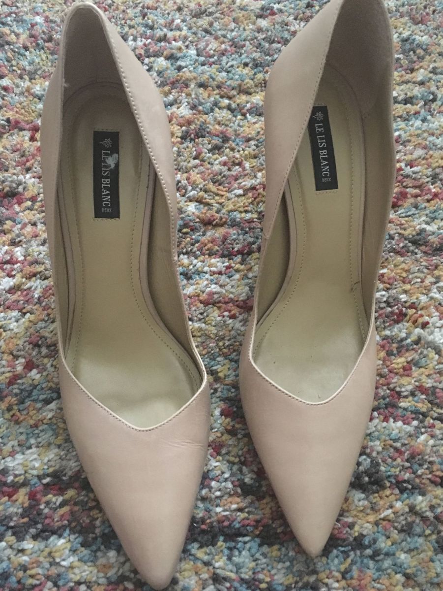 Scarpin Le Lis Blanc Nude Sapato Feminino Le Lis Blanc Usado