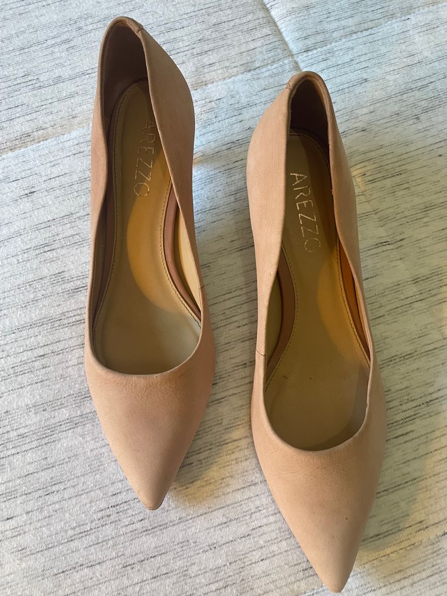 Scarpin Nude Arezzo 36 Sapato Feminino Arezzo Usado 86305970 Enjoei