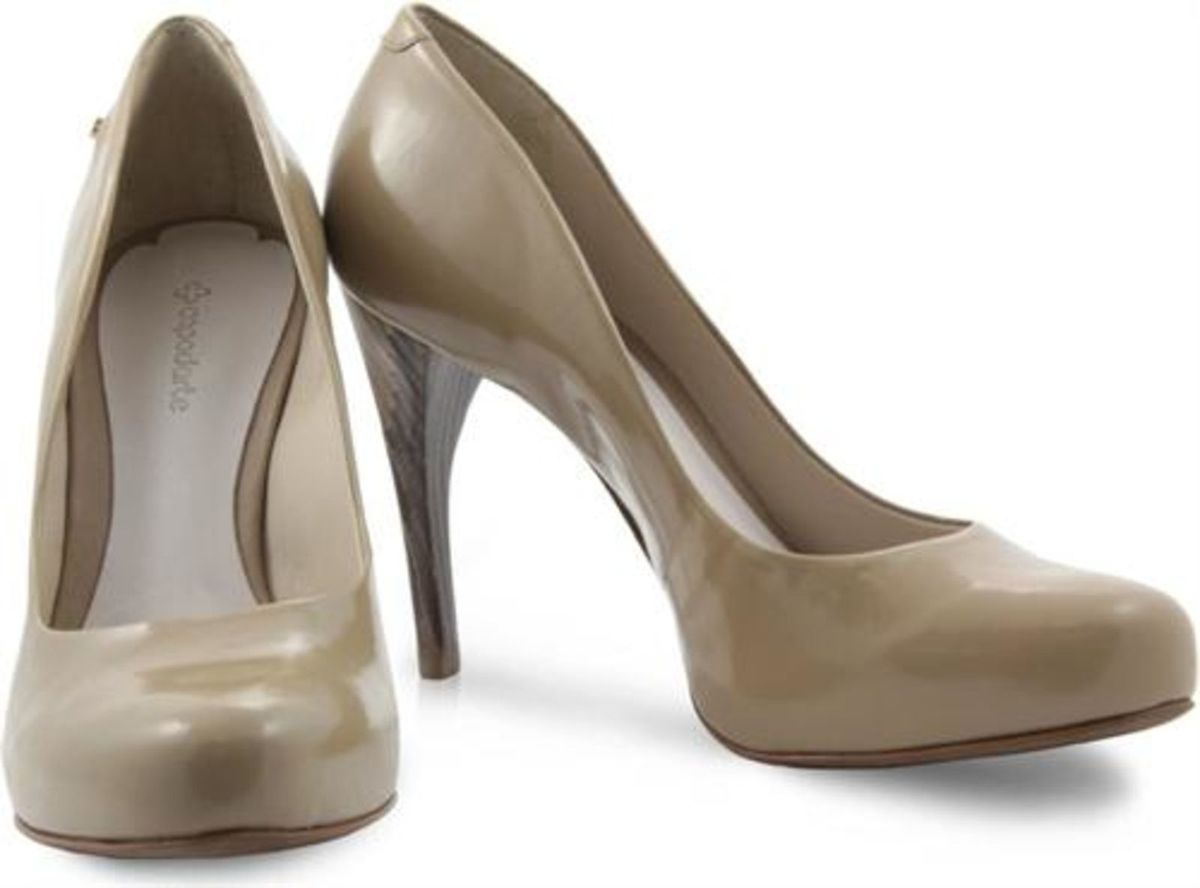 Scarpin Nude Capodarte Sapato Feminino Capodarte Usado Enjoei