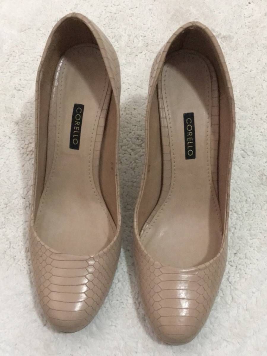 Scarpin Nude Corello Sapato Feminino Corello Usado Enjoei