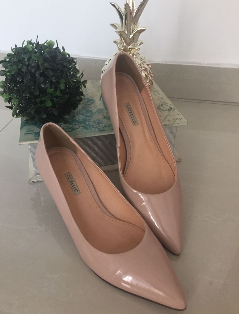 Scarpin Nude Corello Sapato Feminino Corello Usado Enjoei