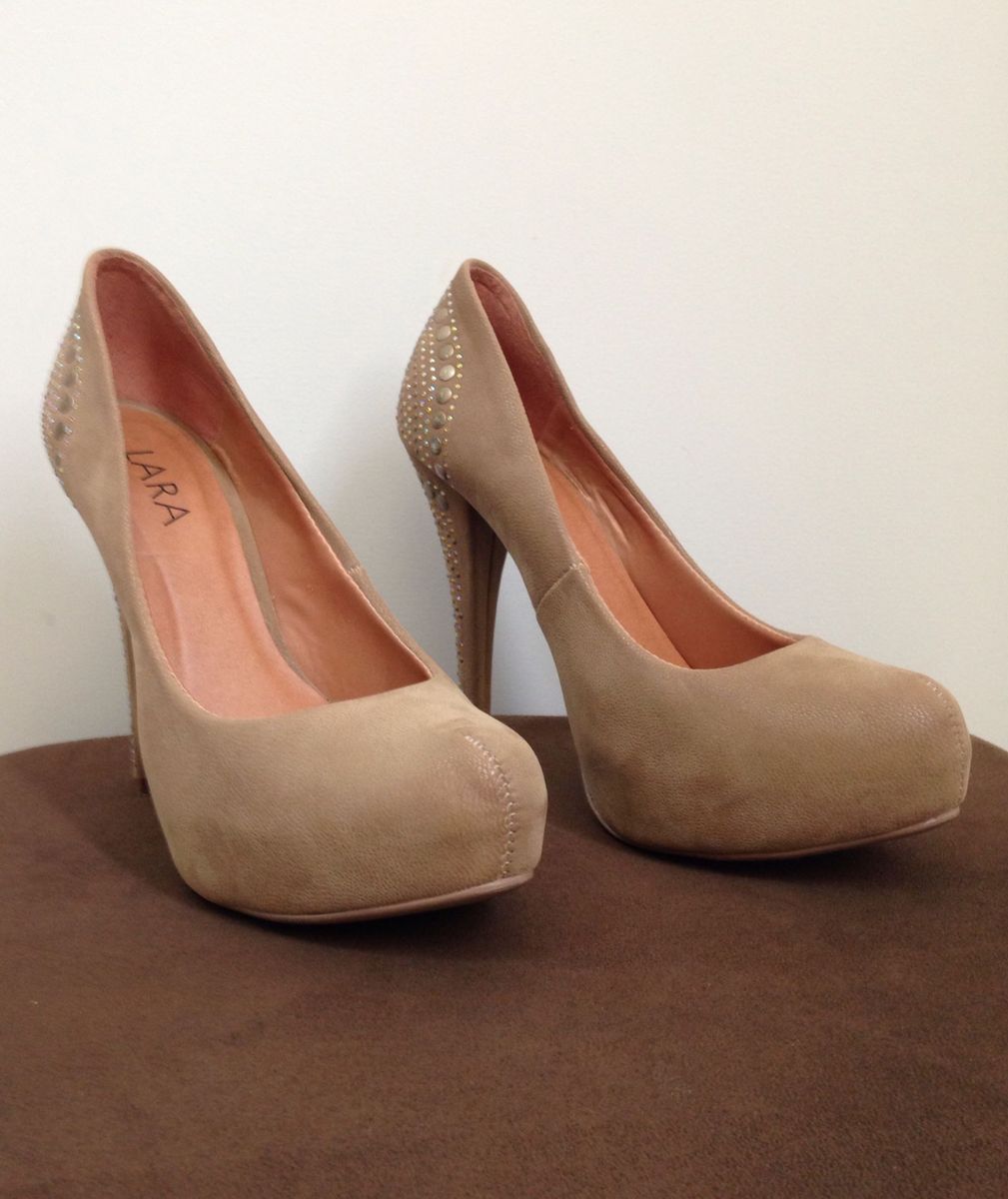 Scarpin Nude Luxo Sapato Feminino Lara Usado 19889807 Enjoei