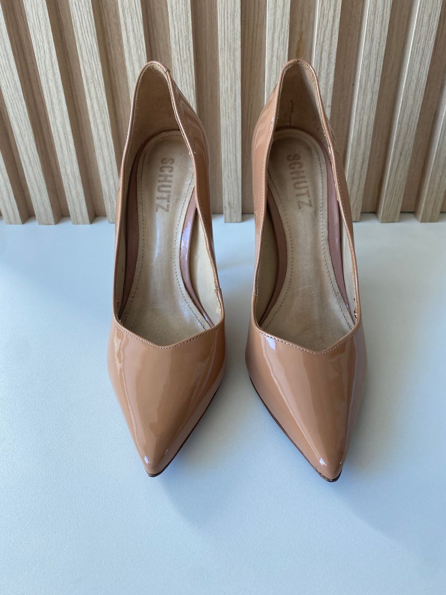 Scarpin Nude Schütz Sapato Feminino Schutz Usado 72235083 enjoei