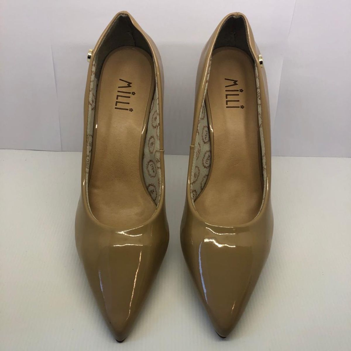 Scarpin Nude Verniz Sapato Feminino Milli Nunca Usado 45160711 Enjoei