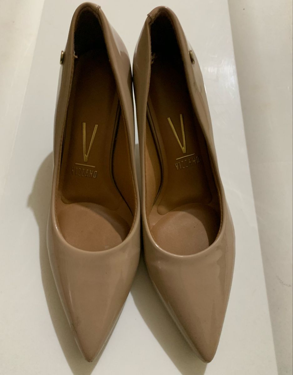 Scarpin Nude Vizzano N Mero Sapato Feminino Vizzano Usado