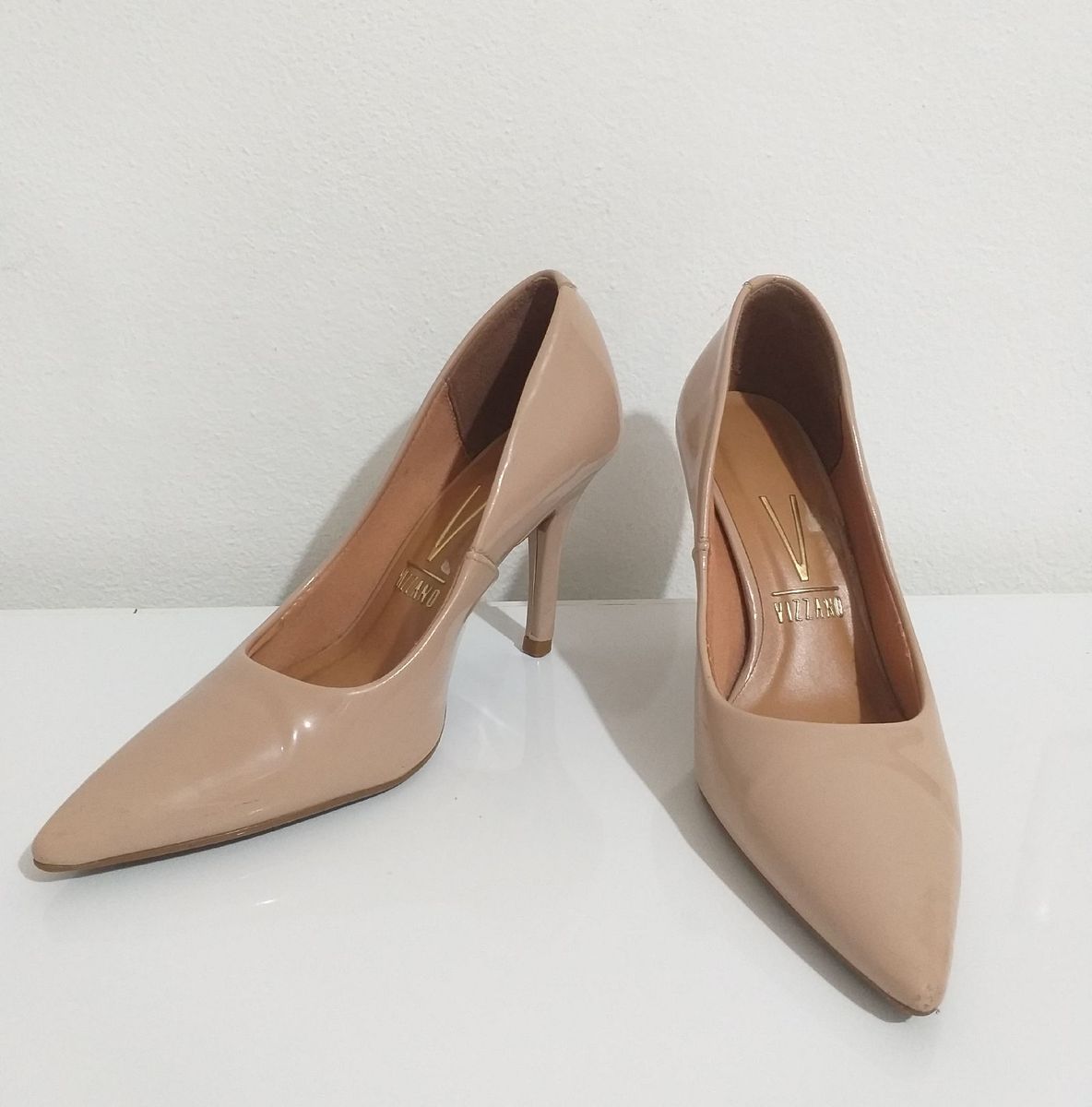 Scarpin Nude Vizzano Sapato Feminino Vizzano Usado 39755994 Enjoei