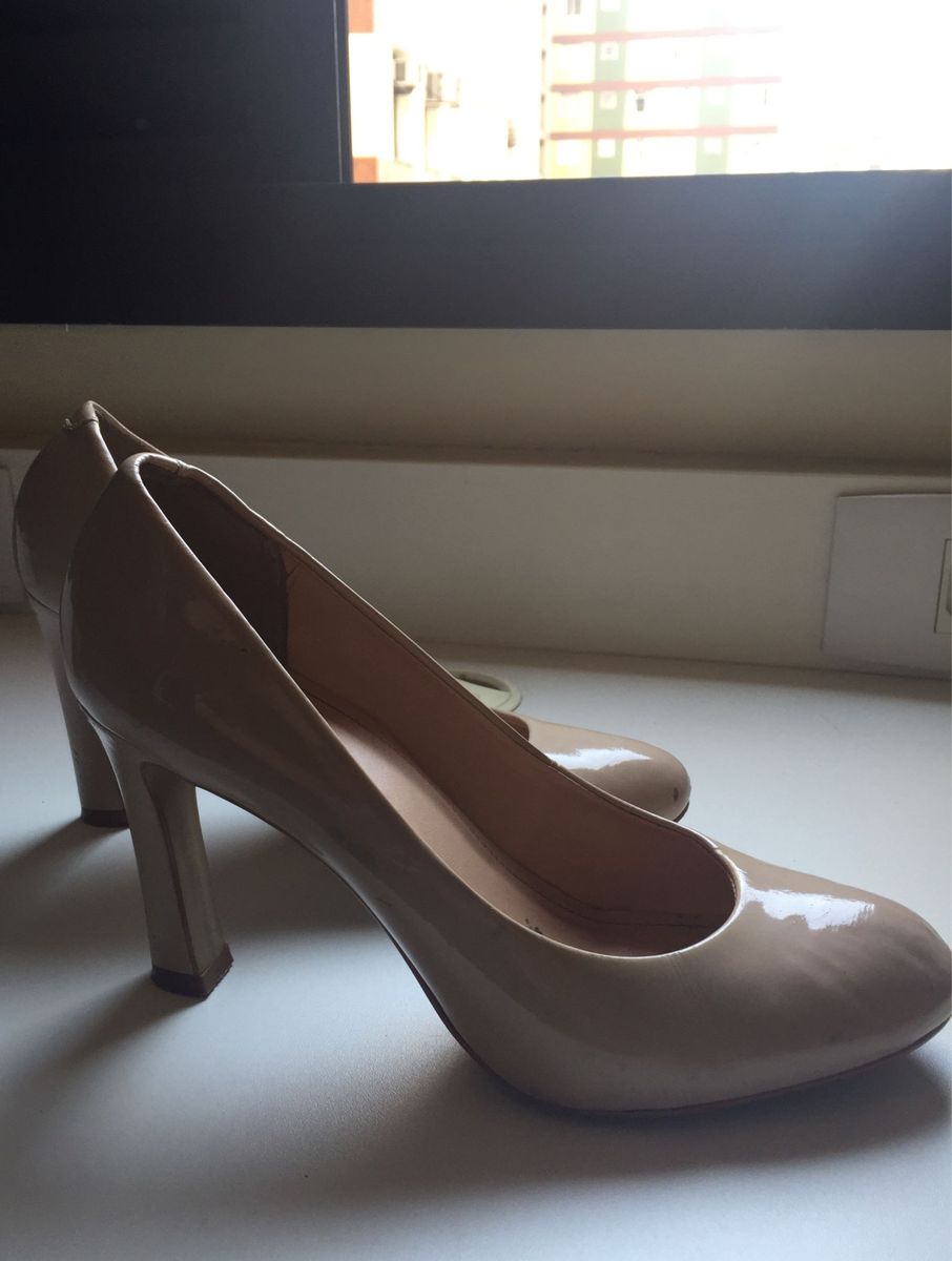 Scarpin Nude Sapato Feminino Prego Usado 23346264 Enjoei