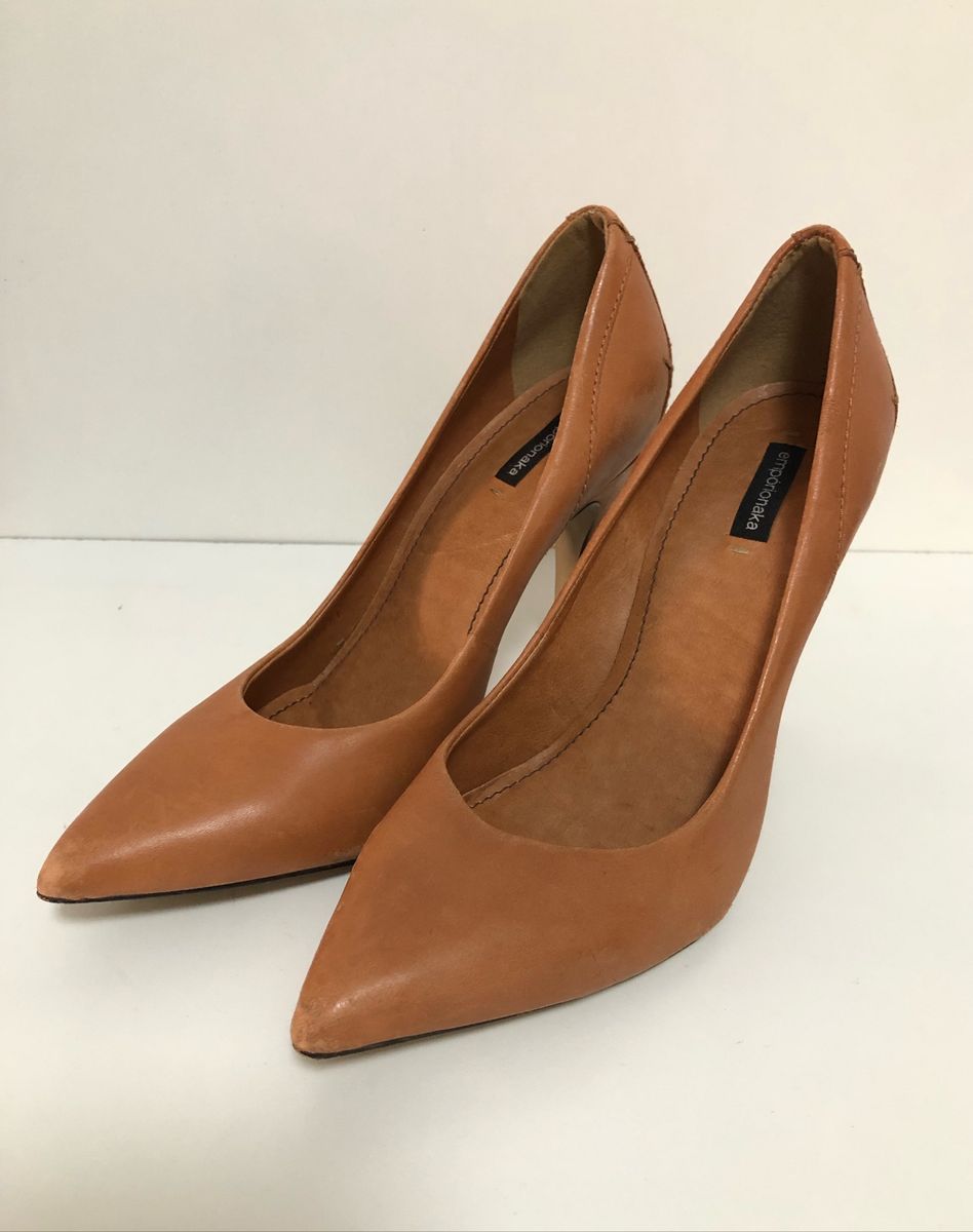 Scarpin Nude Sapato Feminino Emporio Naka Usado Enjoei