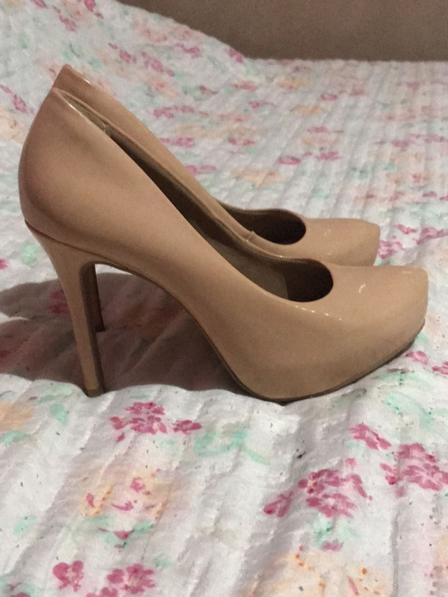 Scarpin Nude Sapato Feminino Ramarim Usado Enjoei