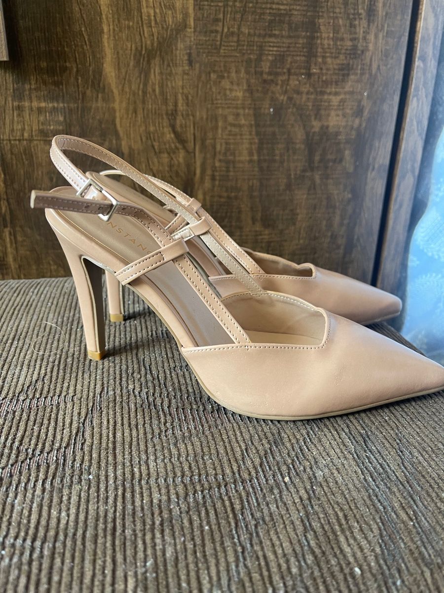 Scarpin Nude Sapato Feminino Constance Nunca Usado Enjoei