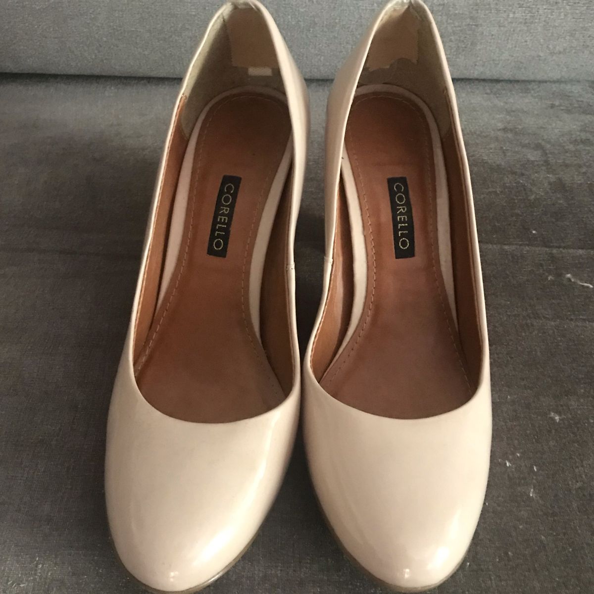 Scarpin Nude Sapato Feminino Corello Usado 68900941 Enjoei