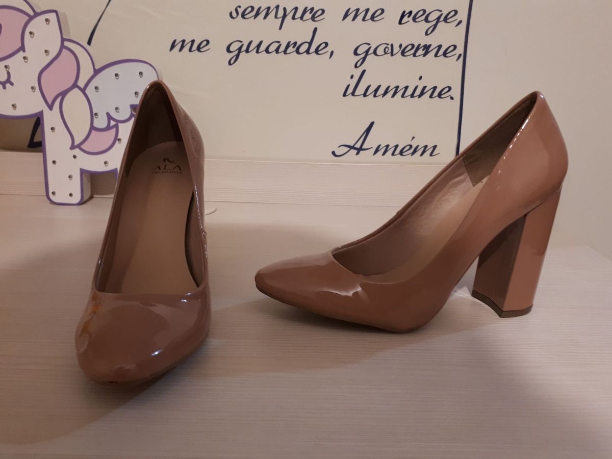 Scarpin Nude Sapato Feminino Ala Cal Ados Nunca Usado Enjoei