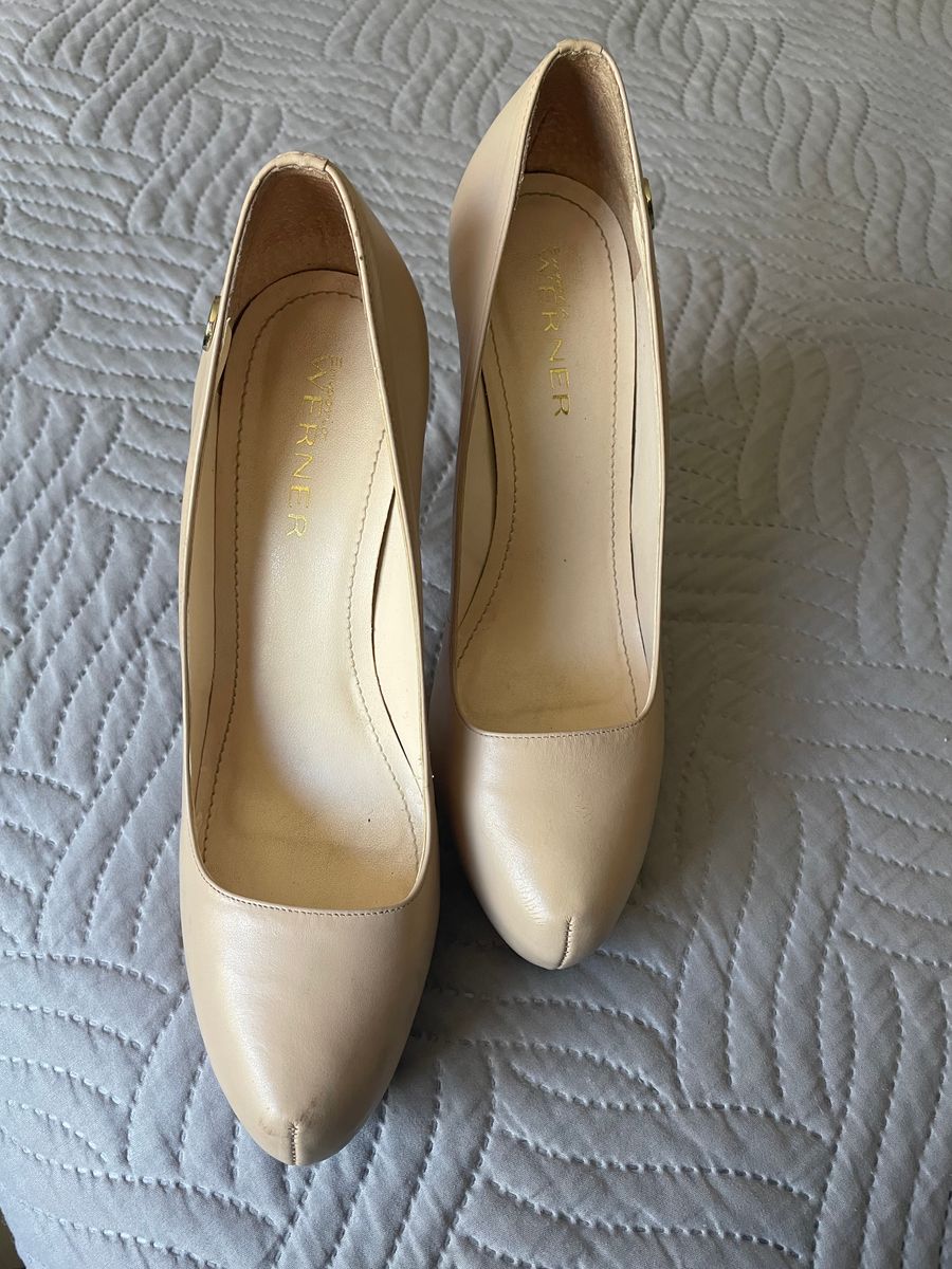 Scarpin Nude Sapato Feminino Werner Usado Enjoei