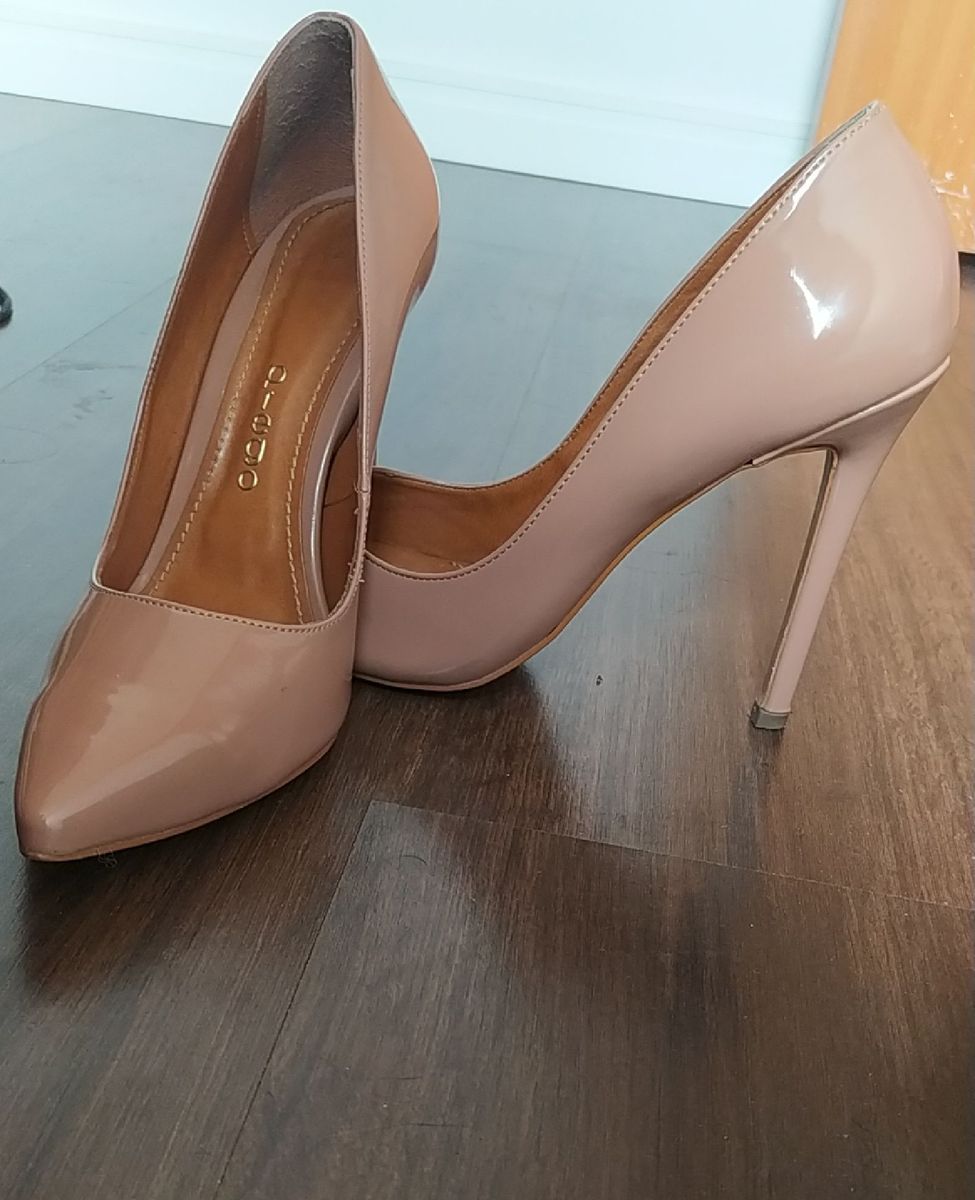 Scarpin Nude Sapato Feminino Prego Usado 61552477 Enjoei