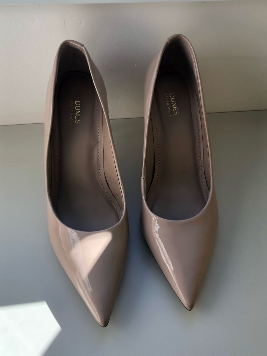 Scarpin Salto Nude Incrível Sapato Feminino Dunes Nunca Usado