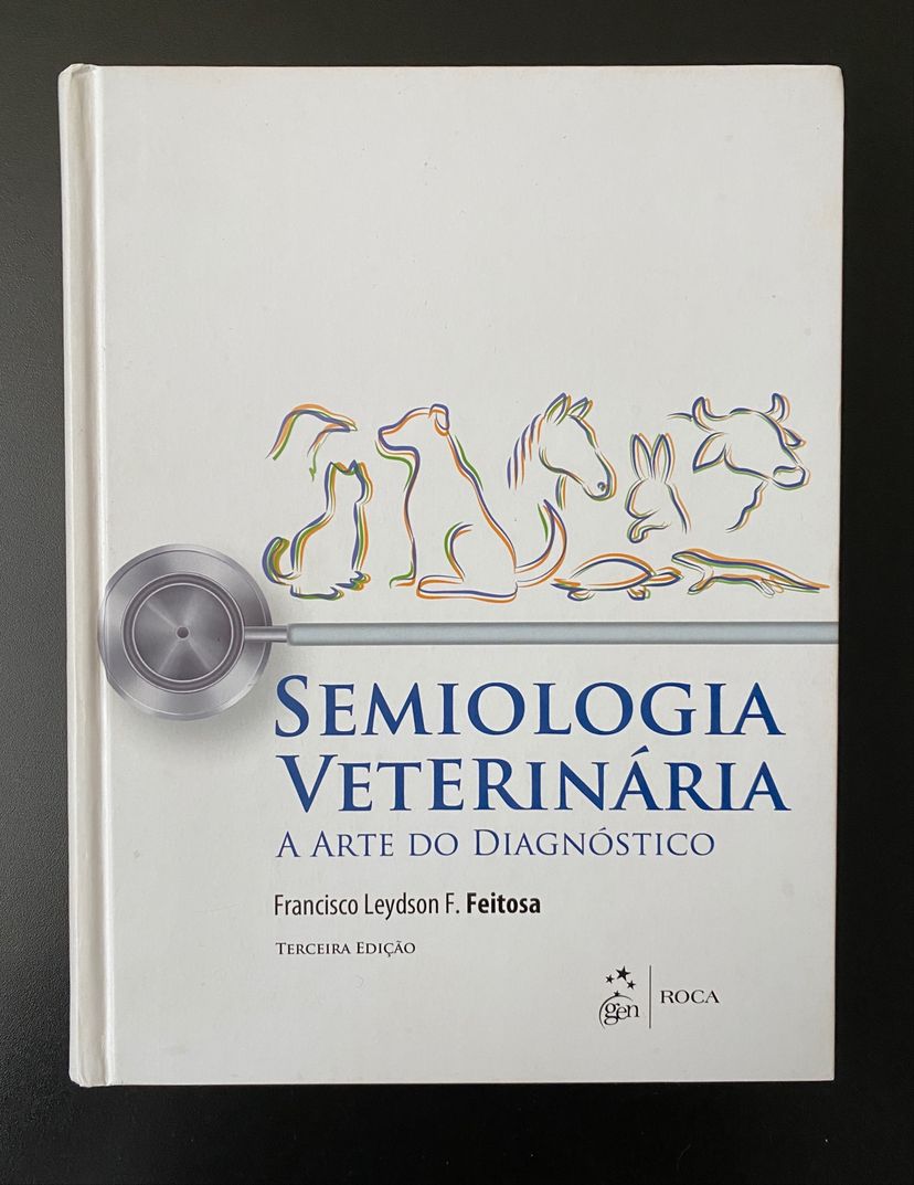 Semiologia Veterinária a Arte do Diagnóstico 3 Ed Livro Roca