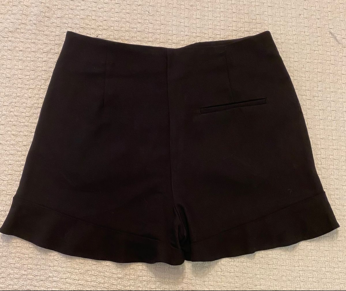 Short Preto Zara Shorts Feminino Zara Nunca Usado 79866625 Enjoei