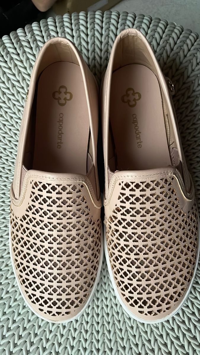 Slip On Nude Capodarte T Nis Feminino Capodarte Usado Enjoei